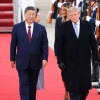 Markets mixed as China's Xi arrives for US talks