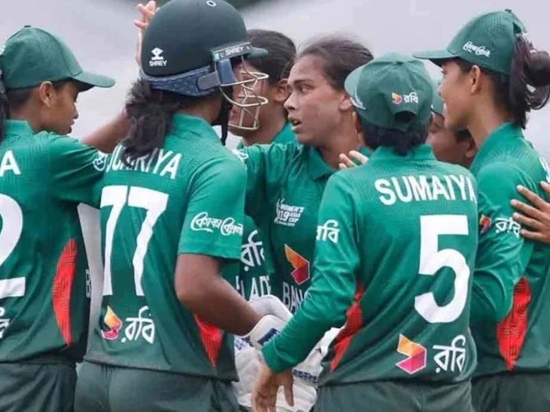 জয় দিয়ে ত্রিদেশীয় সিরিজ শুরু করেছে বাংলাদেশ অনূর্ধ্ব-১৯ নারী দল