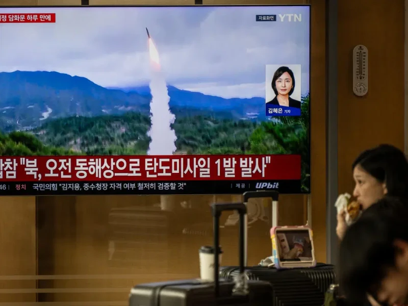North Korea's Kim oversaw launch of missile that uses AI