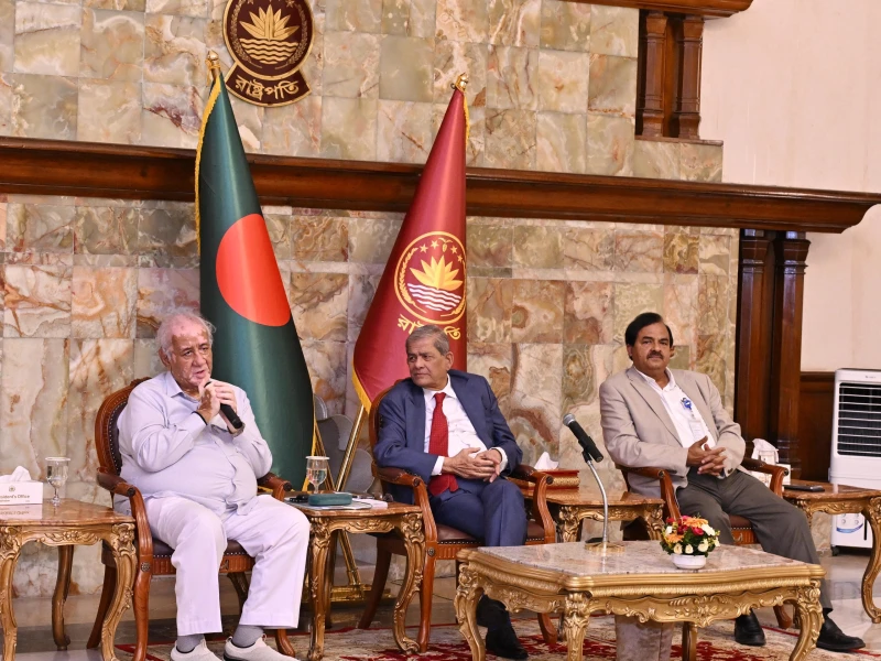 রাষ্ট্রপতির সঙ্গে ক্ষুদ্র জাতিগোষ্ঠীর নেতাদের সৌজন্য সাক্ষাৎ