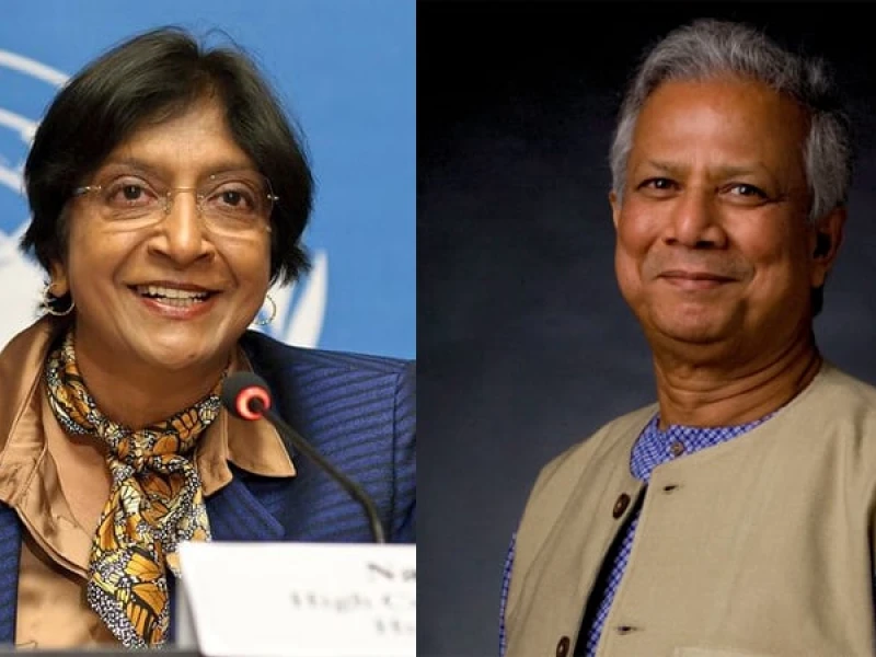 Prof Yunus congratulates Nobel Peace laureate Navi Pillay
