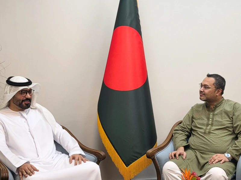 আরব আমিরাতে শ্রমবাজার ও নতুন সুযোগের সম্ভাবনা নিয়ে মাহ্দী আমিন-রাষ্ট্রদূতের বৈঠক