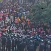 Uttara garment workers block Dhaka-Mymensingh highway  for wage hike